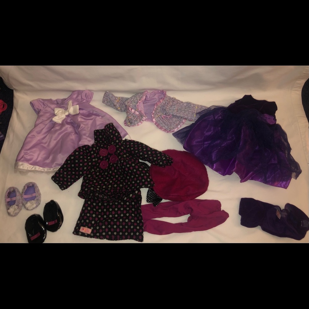American Girl / Our Generation doll clothing sets